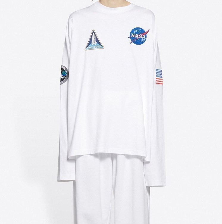 발렌 X NASA 스페이스 롱슬리브 티셔츠